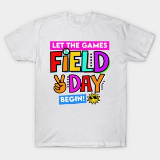 School Field Days Let the Games Begin Teacher 2024 T-Shirt